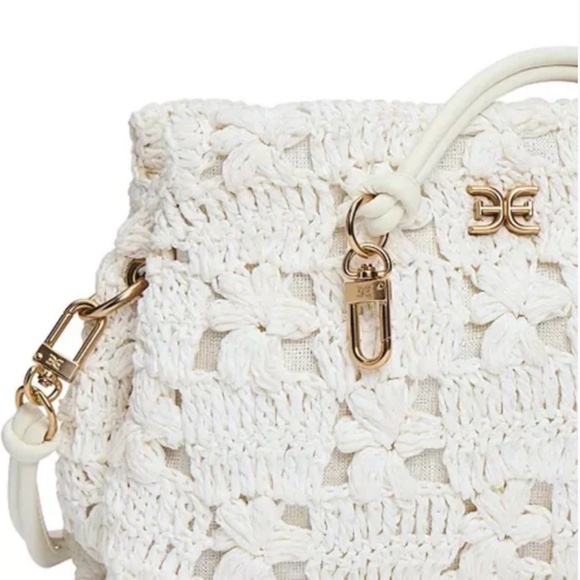 Sam Edelman Ivory Crochet Crossbody Bag - Picture 4 of 5